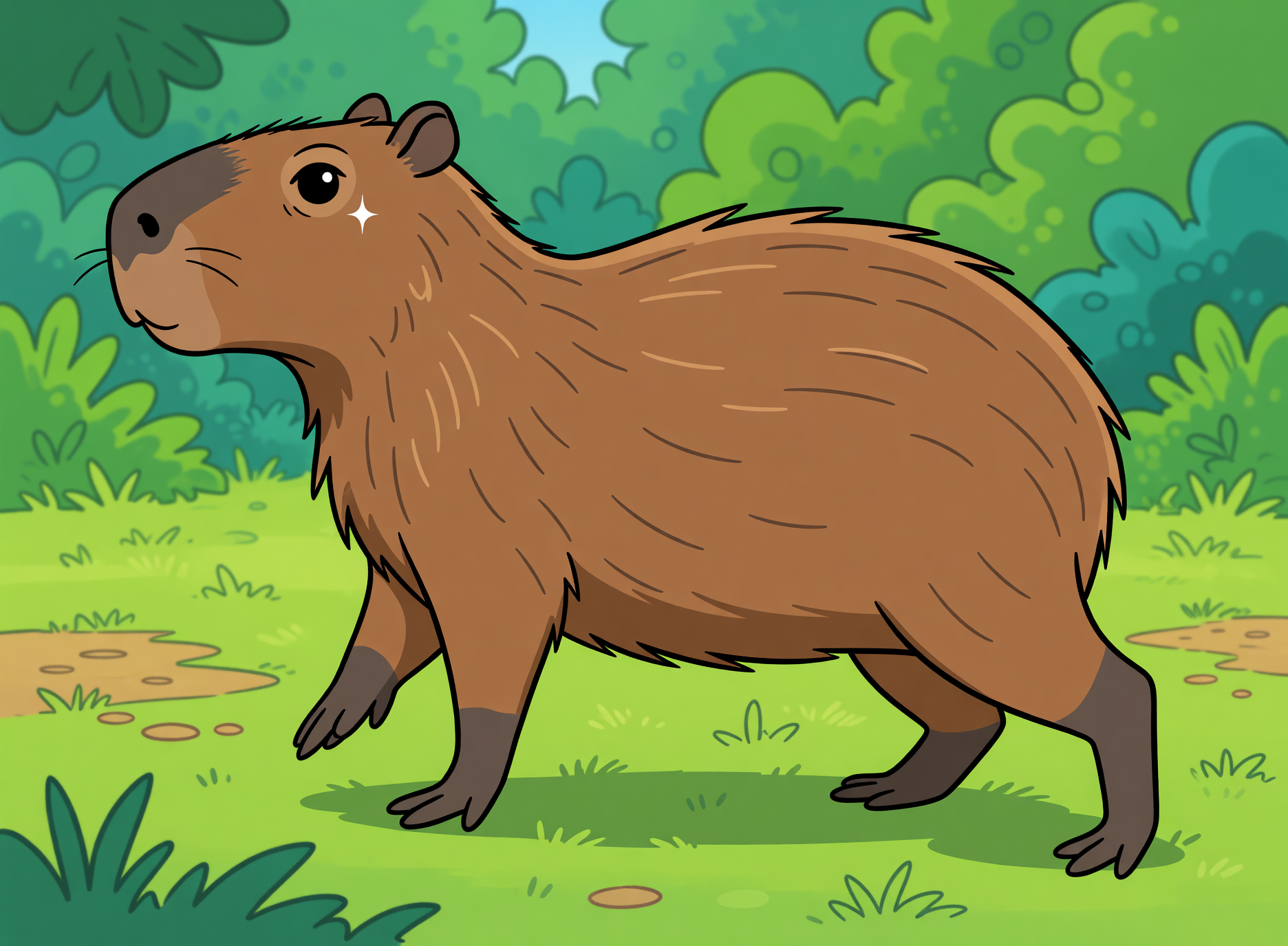 Transform this image into a cartoon animation